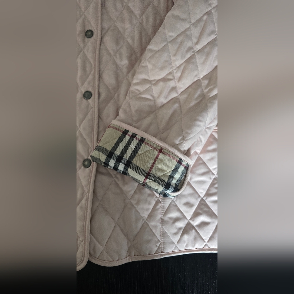 Burberry PINK Nova Check Quilted Jacket - Picture 13 of 14